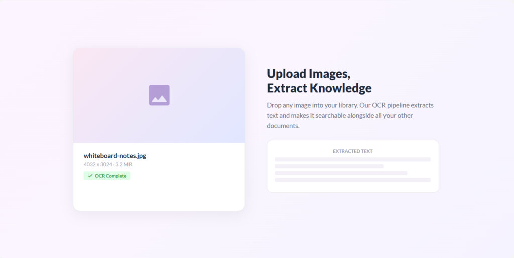 Image Uploads & OCR